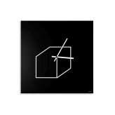 Zegar ścienny płytowy Designobject.it CUBE