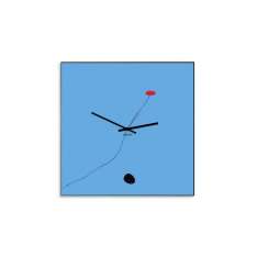 Zegar ścienny płytowy Designobject.it MIRÒ