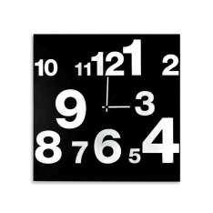 Zegar ścienny płytowy Designobject.it NUMBERS