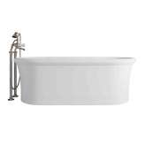 Wanna wolnostojąca owalna White Tec Plus Devon&Devon CELINE WHITE