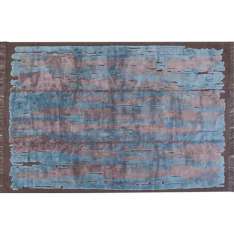 Ręcznie wykonany prostokątny dywan z dzikiego jedwabiu Diacasan Edition TRACEY - BLEU