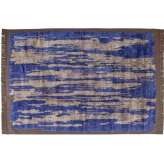 Ręcznie wykonany prostokątny dywan z dzikiego jedwabiu Diacasan Edition TRACEY GITANE