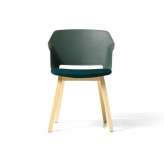 Krzesło z polipropylenu z wbudowaną poduszką Diemme Clop