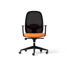 Krzesło biurowe z siatki z podstawą 5-Spoke z podłokietnikami Diemme Hop