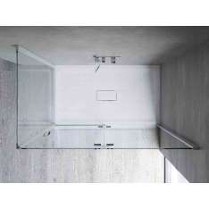 Prostokątny, bardzo płaski brodzik Disenia Catino