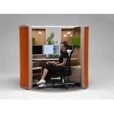 Stanowisko pracy biurowej / kabina biurowa Dizzconcept Officeshell BIO