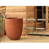Ręcznie wykonany wazon ogrodowy z terakoty Domani TEXEL