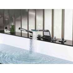 Bateria umywalkowa nablatowa 5-otworowa, styl współczesny Dornbracht Cl.1