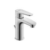 Jednouchwytowa bateria umywalkowa z wyciąganym odpływem Duravit B.1