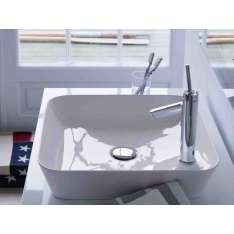 Umywalka z kwadratowym blatem DuraCeram®. Duravit Cape Cod