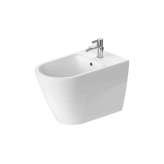 Podłogowy bidet ceramiczny z przelewem Duravit D-Neo