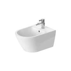 Bidet ścienny ceramiczny z przelewem Duravit D-Neo