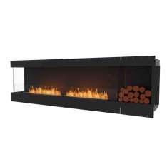 Stalowy wkład kominkowy na bioetanol z szybą panoramiczną EcoSmart Fire FLEX 104LC BXL