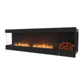 Stalowy wkład kominkowy na bioetanol z szybą panoramiczną EcoSmart Fire FLEX 104LC BXL