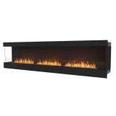 Stalowy wkład kominkowy na bioetanol z szybą panoramiczną EcoSmart Fire FLEX 122LC