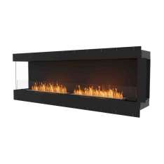 Stalowy wkład kominkowy na bioetanol z szybą panoramiczną EcoSmart Fire FLEX 86LC