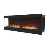 Stalowy wkład kominkowy na bioetanol z szybą panoramiczną EcoSmart Fire FLEX 86LC