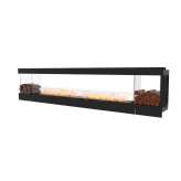 Stalowy wkład kominkowy na bioetanol z szybą panoramiczną EcoSmart Fire FLEX 140PN BX2