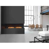 Stalowy wkład kominkowy na bioetanol z szybą panoramiczną EcoSmart Fire FLEX 104RC BXL