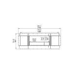 Bioetanol szkło i stal Wkład kominkowy EcoSmart Fire FLEX 78SS BX2