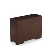 Wysoka prostokątna sadzarka stalowa Emu Patchwall