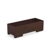 Niska prostokątna sadzarka stalowa Emu Patchwall