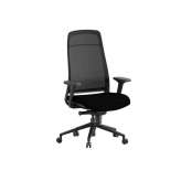 Krzesło biurowe z tkaniny z regulacją wysokości i podstawą 5-Spoke z podłokietnikami Ersa ELIO