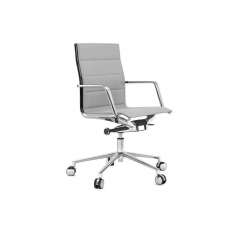Obrotowe krzesło biurowe z podstawą 5-Spoke Estel Group Aluminia