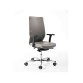 Skórzany fotel biurowy z podłokietnikami Estel Group Easy B PLUS