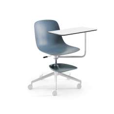 Krzesło treningowe z polipropylenu z tabletem do pisania Estel Group Shell