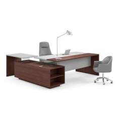 Skórzane biurko dla kierownika Estel Group CAMPIELLO