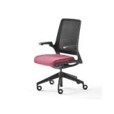 Tapicerowane krzesło biurowe z siatki z podstawą 5-Spoke na kółkach Estel Group SELF