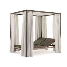 Leżak ogrodowy z baldachimem Ethimo Allaperto MOUNTAIN ETWICK