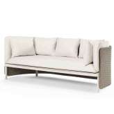 3-osobowa sofa ogrodowa z tkaniny Ethimo Esedra