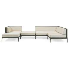Modułowa sofa ogrodowa Ethimo LightWick®. Ethimo Infinity