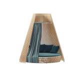 Okrągła rabata ogrodowa z drewna Accoya Ethimo HUT