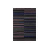 Ręcznie robiony wełniany dywan w paski Ethnicraft COBALT KILIM