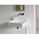 Umywalka Livingtec® do montażu na ścianie Ex.t Frieze TWO LINED