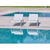 Leżak aluminiowy z możliwością układania w stosy Ezpeleta Vila