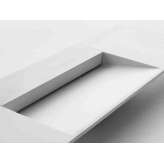 Umywalka Cristalplant® z wbudowanym blatem Falper ARC