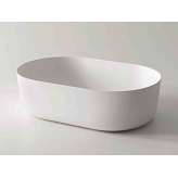 Owalna umywalka nablatowa Ceramilux®. Falper CIOTOLA 59
