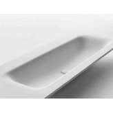 Umywalka Cristalplant® z wbudowanym blatem Falper FLAT SOFT