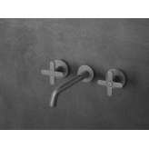 Bateria umywalkowa ścienna 3-otworowa Fantini Rubinetti Icona Classic