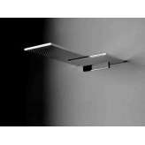 Naścienna głowica prysznicowa z 2 dyszami Fantini Rubinetti 8035B+8035A