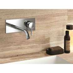 Bateria umywalkowa ścienna z płytką Fantini Rubinetti CAFÈ