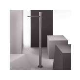 Stojąca, jednouchwytowa bateria umywalkowa ze stali nierdzewnej Fantini Rubinetti MILANO - 3336A/3036B