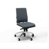Krzesło biurowe z tkaniny o regulowanej wysokości z podstawą 5-Spoke na kółkach Fantoni ZERO7 ELEGANT