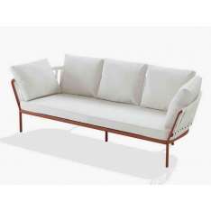 3-osobowa sofa ogrodowa z aluminium i tkaniny Fast Ria