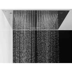 Deszczownica z chromowanego mosiądzu z chromoterapią FIMA Carlo Frattini Harmonia