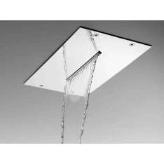 Bardzo płaski prysznic wodospadowy ze stali nierdzewnej FIMA Carlo Frattini Modular F2810